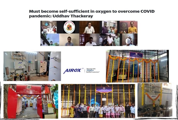 Maharashtra CM Uddhav Thackeray inaugurates oxygen generation plant
